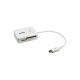 Mobility Gear MG-30226 SD/MicroSD Card Reader For MicroUSB Devices White