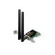 ASUS Wireless-AC750 Dual-band PCI-E Networking Adapter with 2 Detachable Antenna