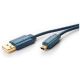 Clicktronic Casual Mini USB 2.0 Adapter Cable A Mini-B 3M Hi-Speed Data Transmit - 70128