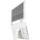 Leitz Complete Multi Case with Privacy Cover and Stand for iPad Air high-gloss white finish - White - 65070001
