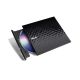 ASUS SDRW-08D2S-U Lite Optical Disc Drive External Slim USB DVD Writer - Black