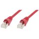 Telegartner S/FTP Cat 6A Patch Cable, 3 meter, Male to Male RJ45 Connector, Red - 1195313