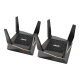 ASUS (RT-AX92U 2 Pack) AiMesh WiFi System, AX6100 (400+867+4804) Tri-Band, 802.11ax, AiProtection Pro, Fl - 90IG04P0-MU2020