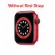 Apple Watch Series 6 3H296Z/A GPS + Cellular 40mm Red Aluminium Smart Watch 32GB Wi-Fi Bluetooth 4G - Inc: Charger + Pack 3 Straps