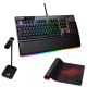 ASUS ROG STRIX FLARE II ANIMATE RGB Mechanical Gaming Keyboard w/ PBT Keycaps with Sheath Pad and Headset Stand