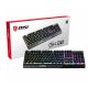 MSI VIGOR GK30 RGB Mechanical Gaming Keyboard UK Layout, Membrane switches, 6-Zone RGB Lighting