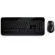 Microsoft Wireless Desktop 2000 Keyboard and Mouse Set UK Layout - Black