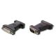 Belkin DVI-I Female to VGA DB15 Male Adapter, Gold-Plated Connectors, Charcoal - F2E4261CP