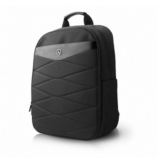 Mercedes Benz Pattern III Laptop Backpack Fits for Upto 15.6 Laptops  Slim-Fit - MEBP15WHCLBK