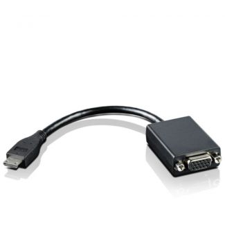 Lenovo ThinkPad mini-HDMI to VGA adapter 3 Yrs Warranty - 4X90F33442